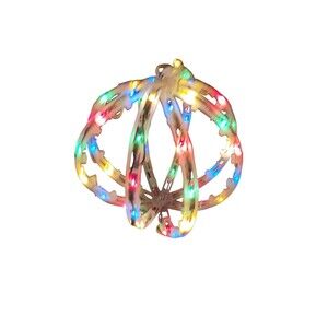 NIB Vtg Trim A Home Crystal Spheres Christmas Lights Lot Of 8 K-Mart  READ DESCR